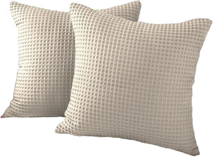 100% Cotton Hotel Waffle Weave Throw Taupe