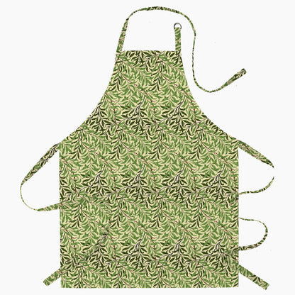 William Morris Willow Bough Green Kitchen Linen