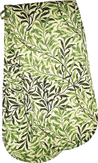 William Morris Willow Bough Green Kitchen Linen