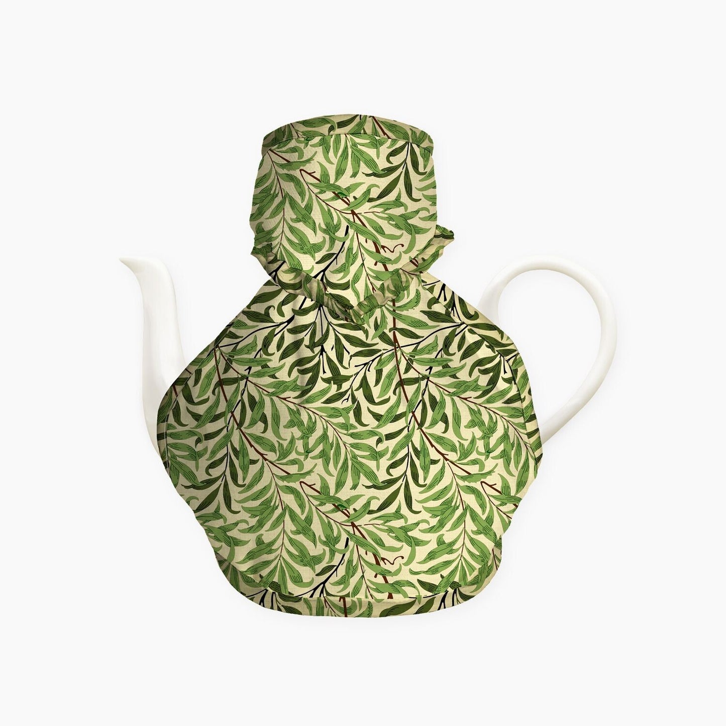 William Morris Willow Bough Green Kitchen Linen
