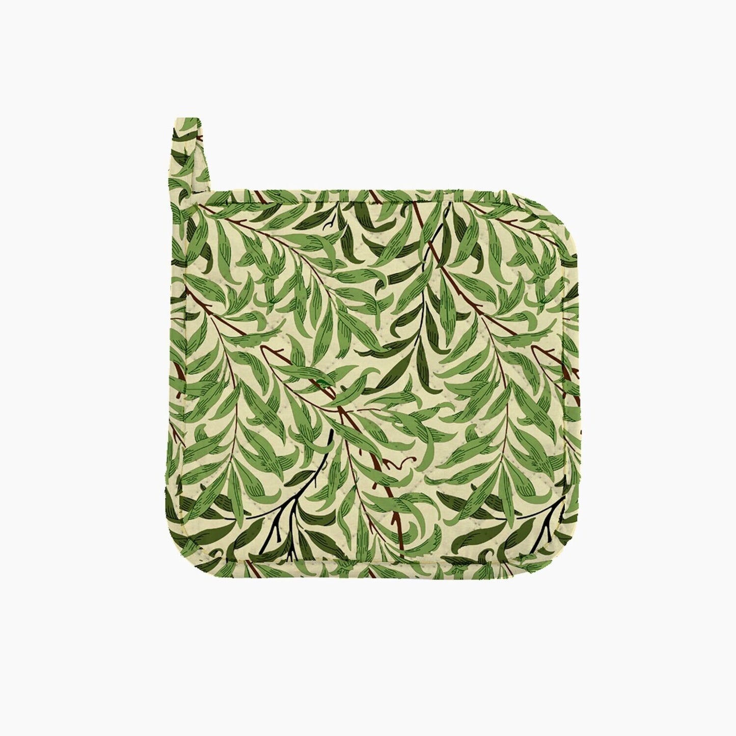 William Morris Willow Bough Green Kitchen Linen