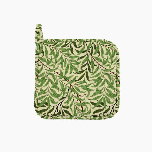 William Morris Willow Bough Green Kitchen Linen