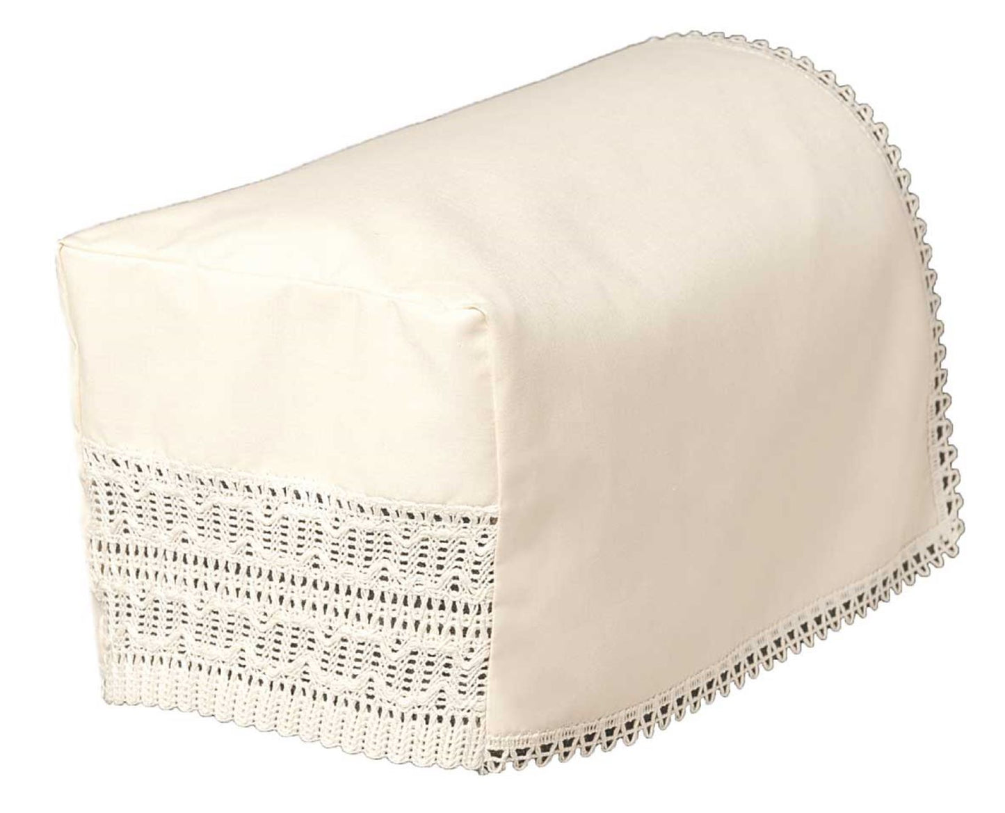 Large Lace Design Arm Chair Cap, Chair Back Ecru