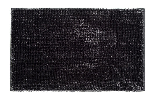 Extra Soft Chenille Bath Mat Charcoal Grey