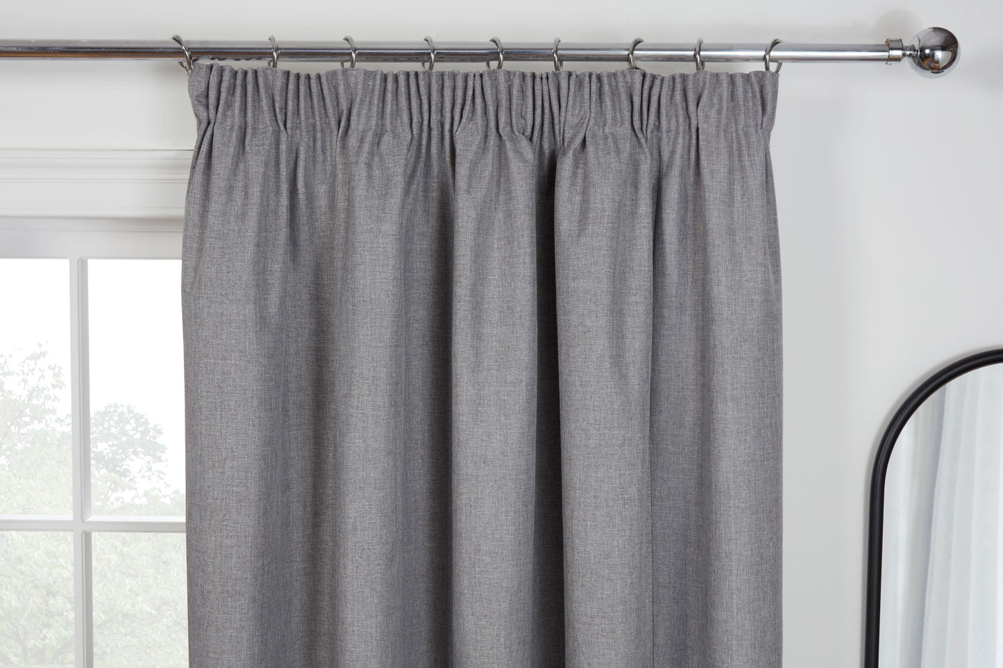 Blackout Curtains in Pewter Grey