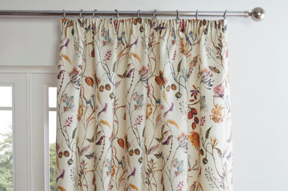 Grove Floral Design Bed Linen, Curtains in Multi