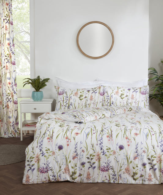 Hampshire Floral Design Bed Linen, Curtains in Multi