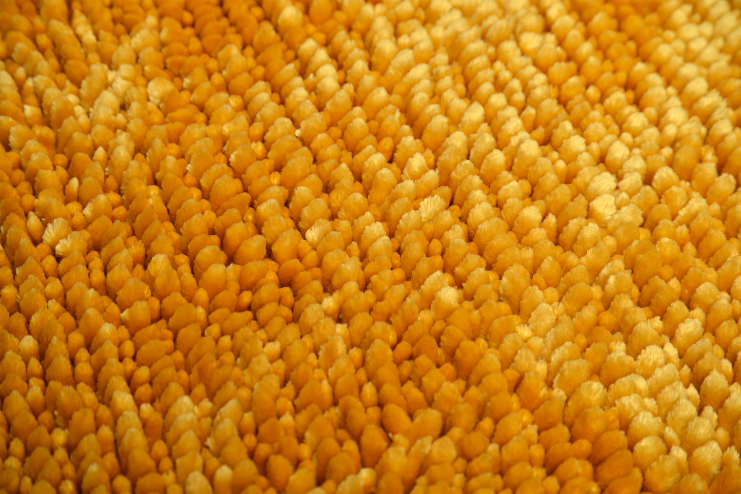 Extra Soft Chenille Bath Mat Mustard Yellow