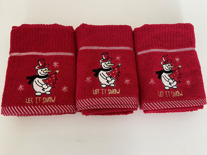 Christmas Let It Snow Kitchen Towel