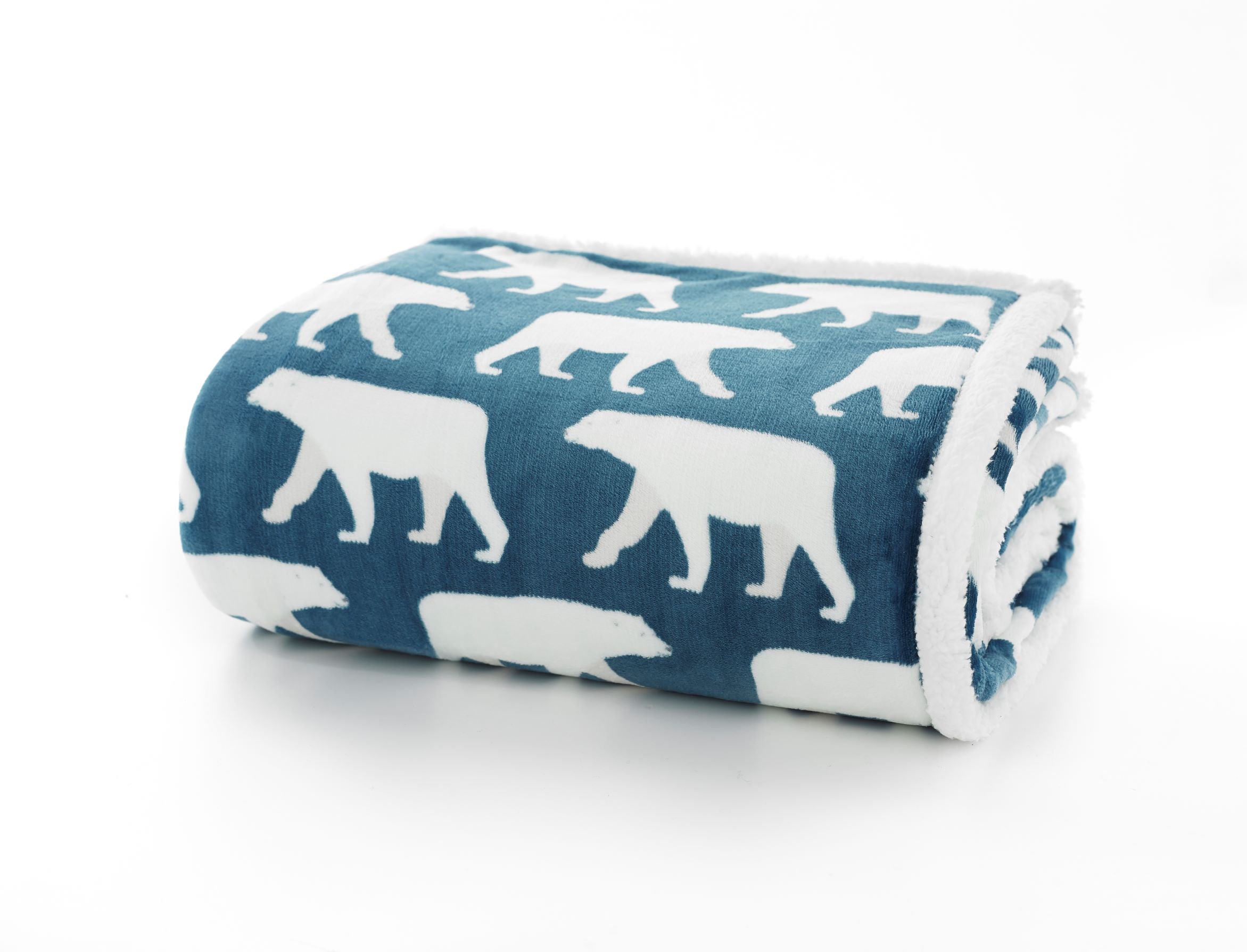 polar bear throws supersoft throw sherpa reverse grey sherpa throw deyongs polar bear throw large warm blanket girls and boys cute polar bear throw ice bear gift Jansons Direct Linens