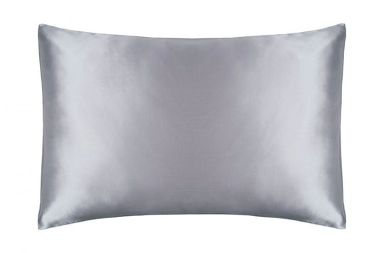 100% Mulberry Silk Pillow Case in Platinum Grey
