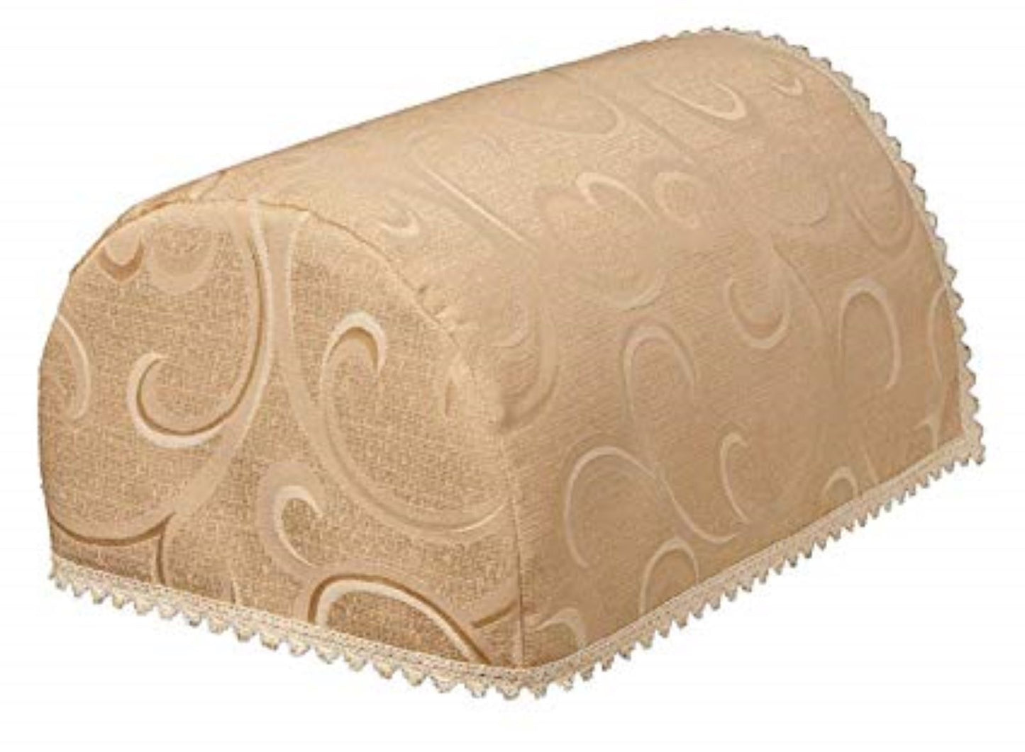 Scroll Arm Chair Cap, Chair Back Beige
