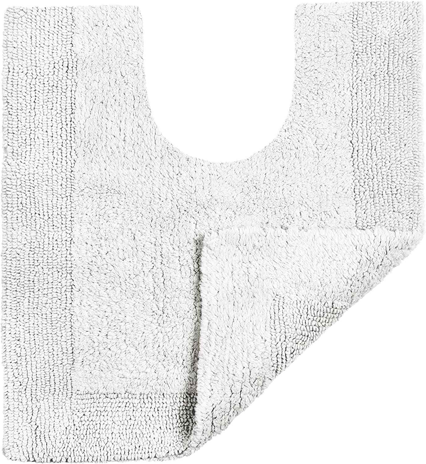 Elegance Heavyweight Reversible Bath Mats White
