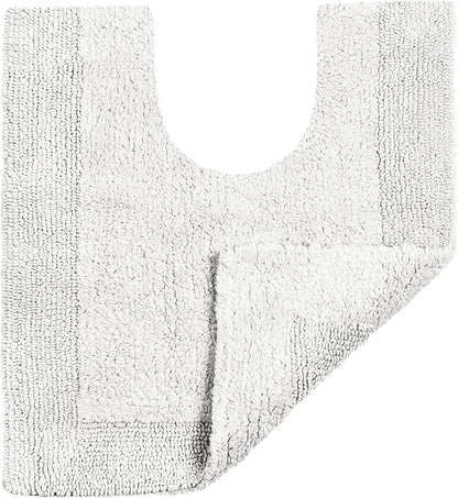 Elegance Heavyweight Reversible Bath Mats White