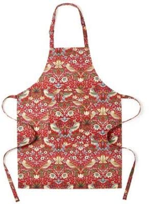 Strawberry Thief Apron in Red