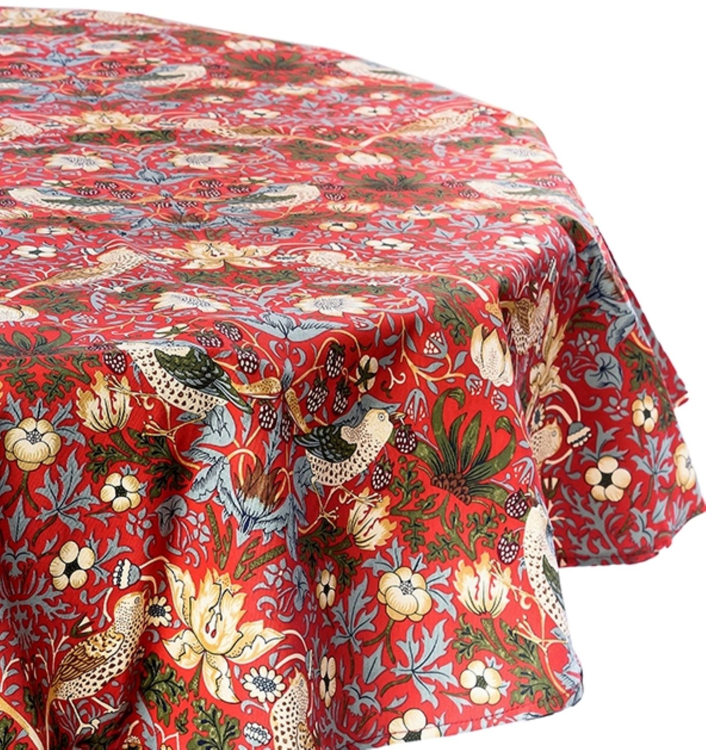 Strawberry Thief Table Cloth Red