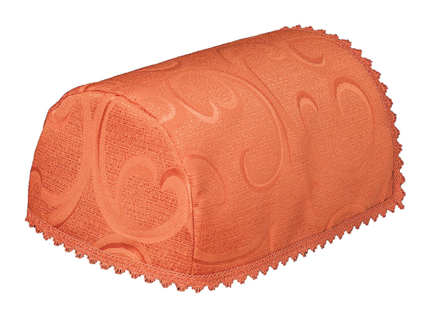Scroll Arm Chair Cap, Chair Back Terracotta