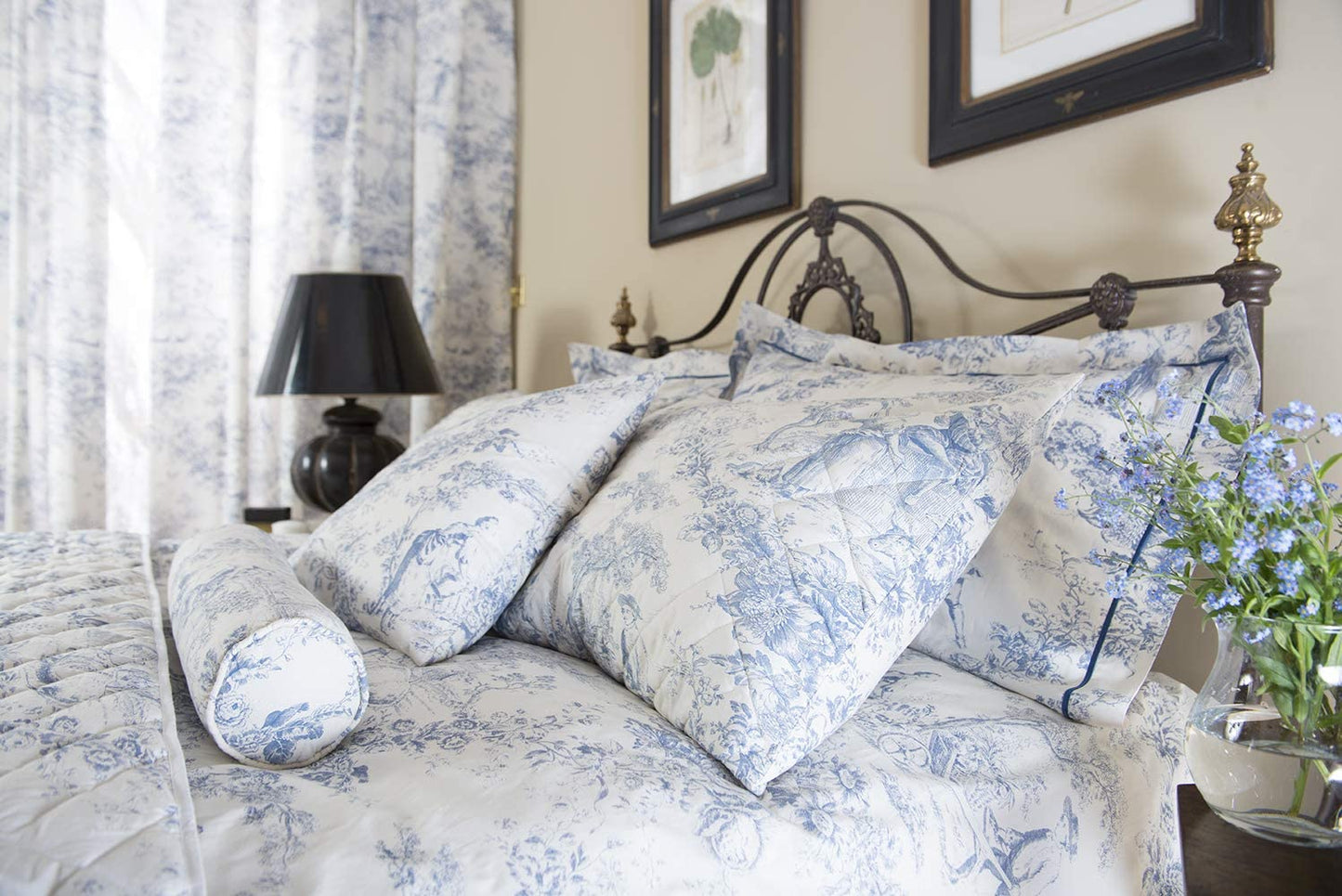 Toile De Jouy in Blue & White