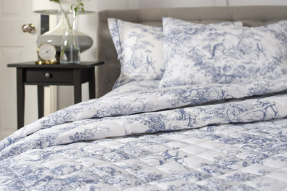 Toile De Jouy in Blue & White