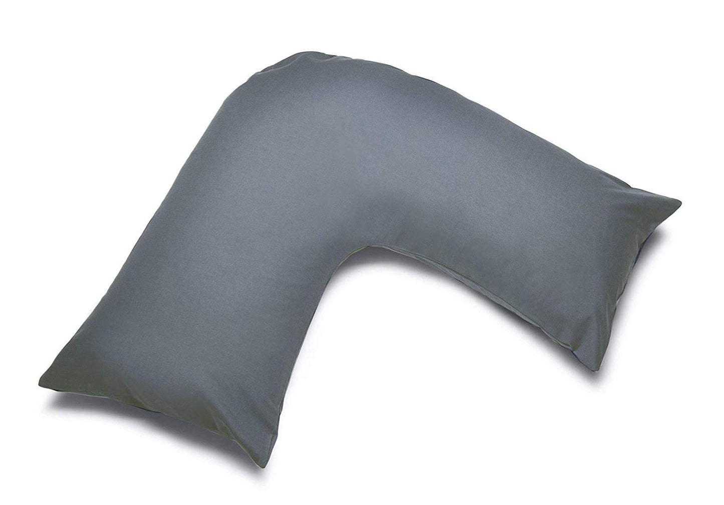 Polycotton V Shaped Maternity Pillow Case in Grey