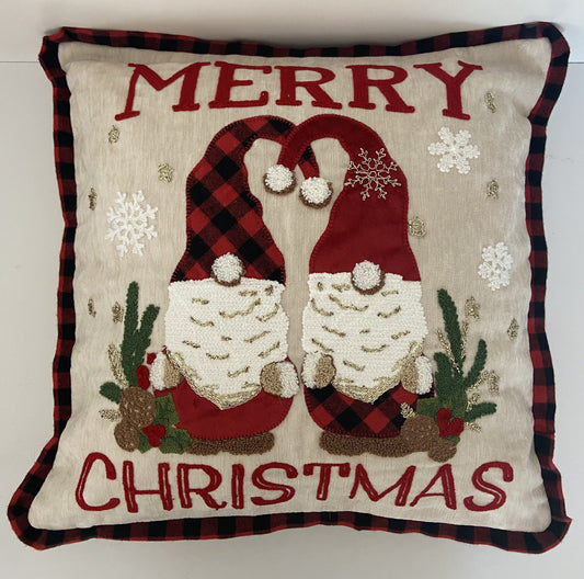 Gonks Merry Christmas Cushion Cover