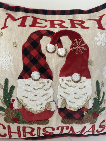 Gonks Merry Christmas Cushion Cover